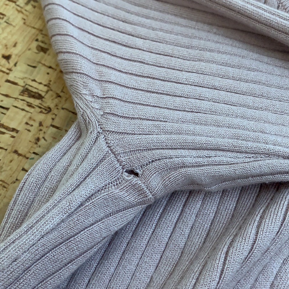 Express Button Down Ribbed Cardigan - Picture 9 of 9